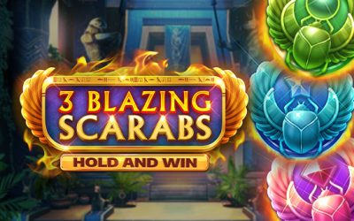 3 Blazing Scarabs Hold and Win out now!